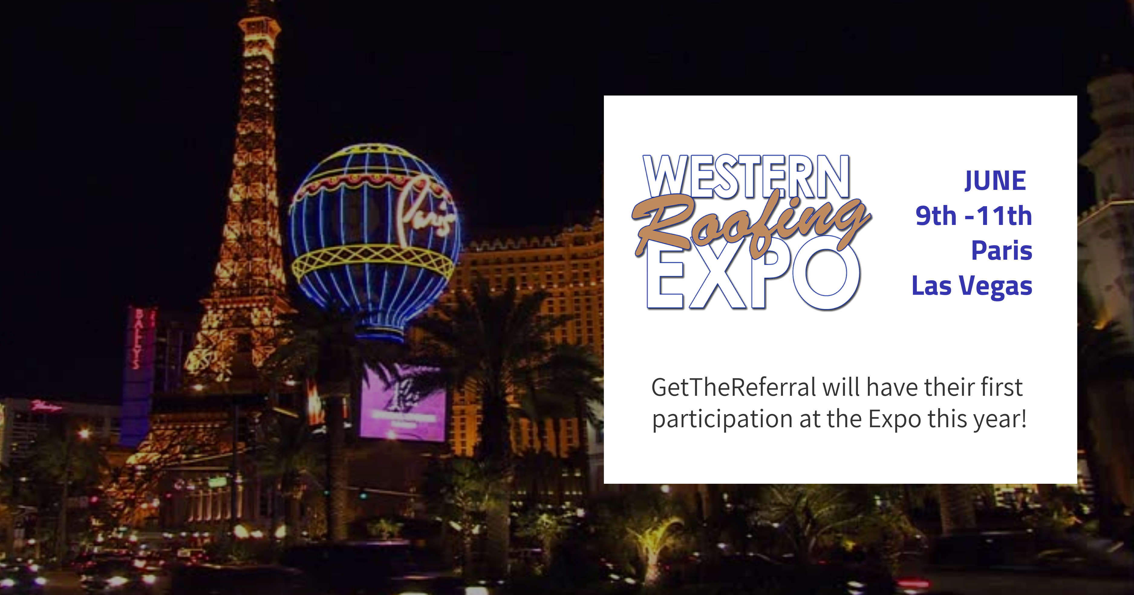 GTR at the Western Roofing Expo